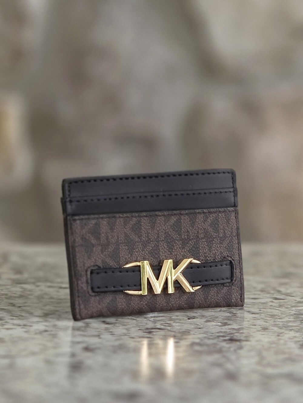 Michael Kors Reed Logo Large Card Holder Wallet